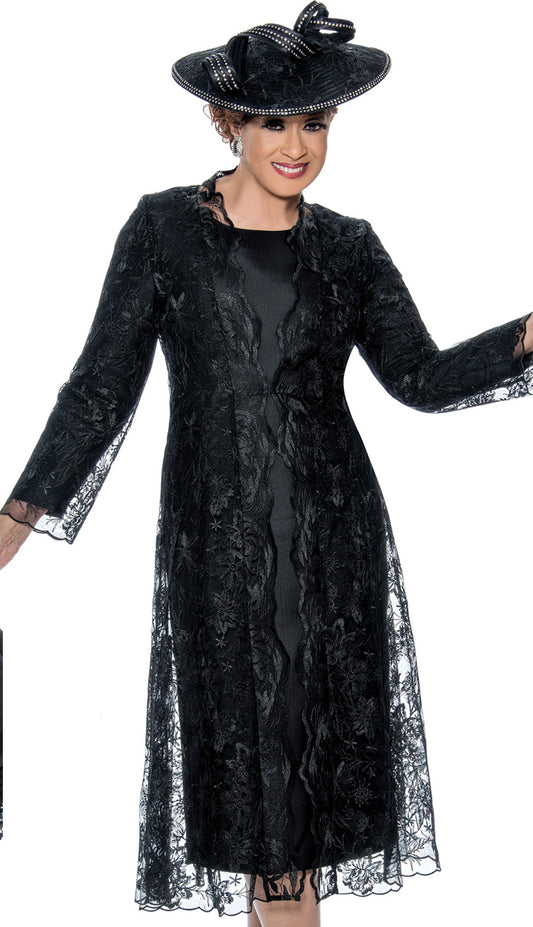 Dorinda Clark Cole 5312-BLK-IH Church Dress