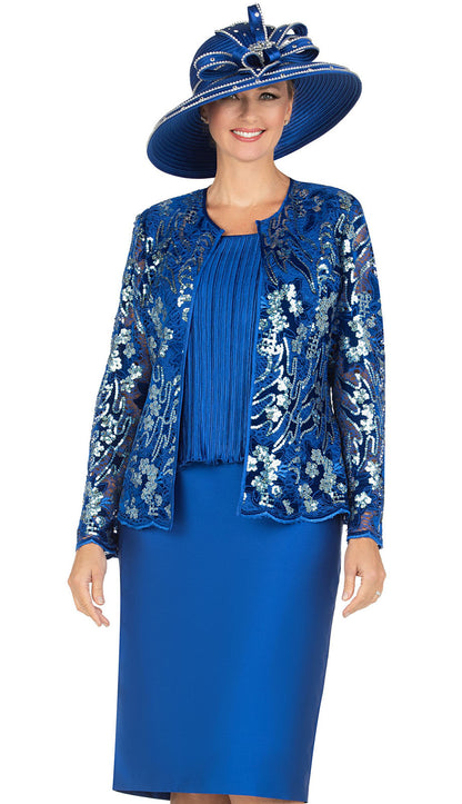 Giovanna G1180-RYL-CO Church Suit