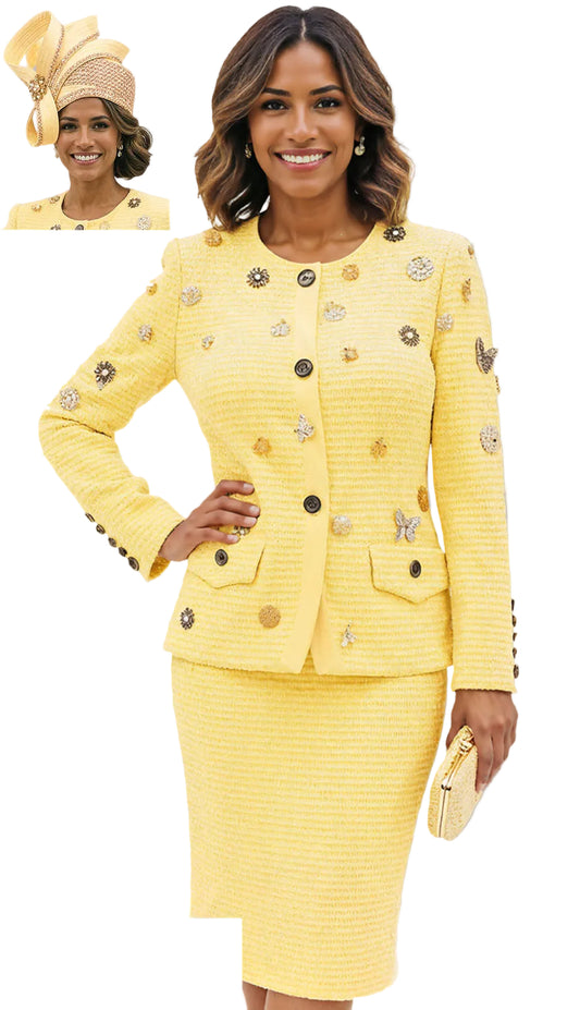 Donna Vinci 13459-CAN-QS Church Suit