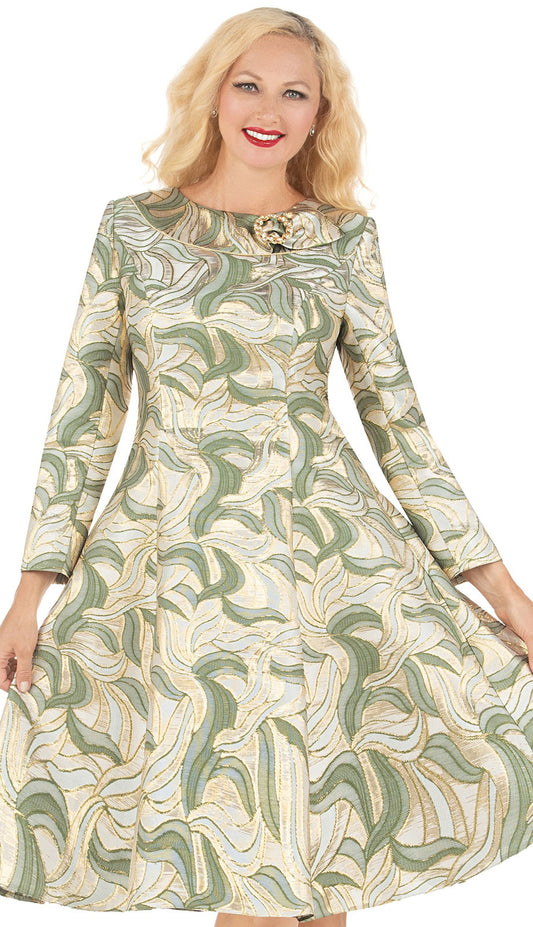 Giovanna D1596-OWG-CO Church Dress