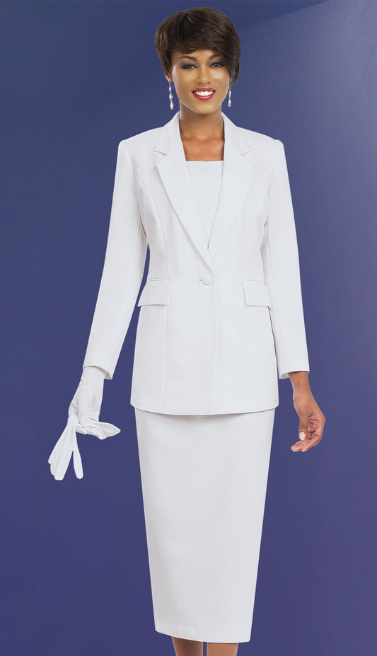 Ben Marc 2295-WHT-CO Church Usher Suit