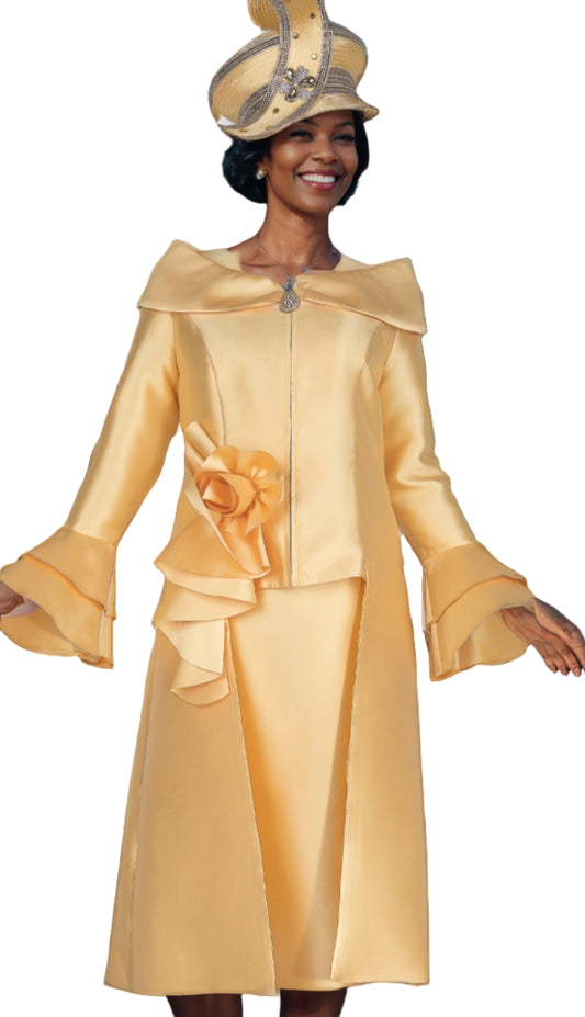 Champagne 6017-GLD-CO Church Suit