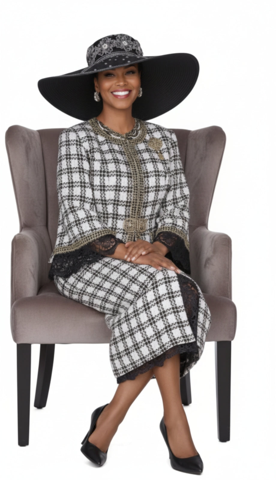 Elite Champagne 6165 Church Suit