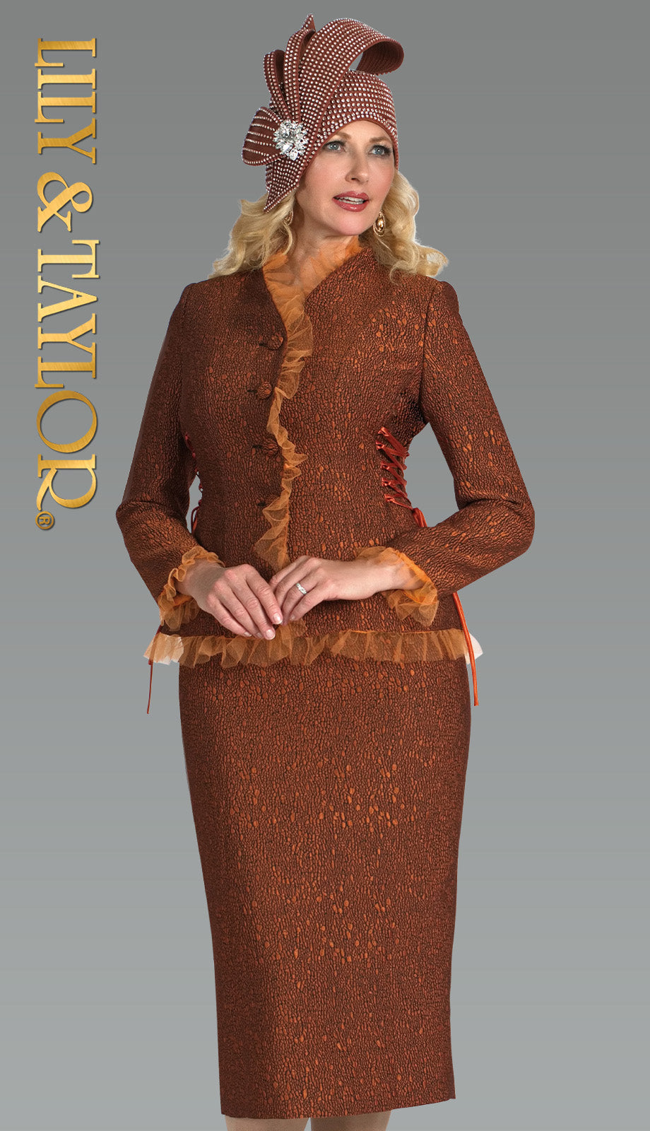 Lily And Taylor 5199-RST Church Suit