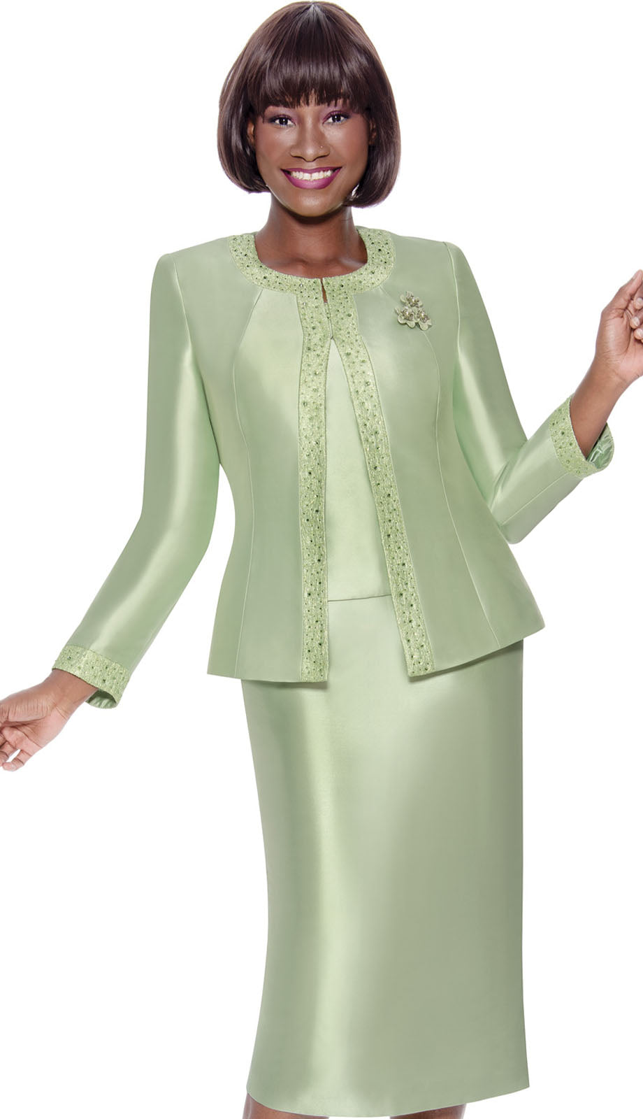 Terramina 7637-SAGE-CO Church Suit