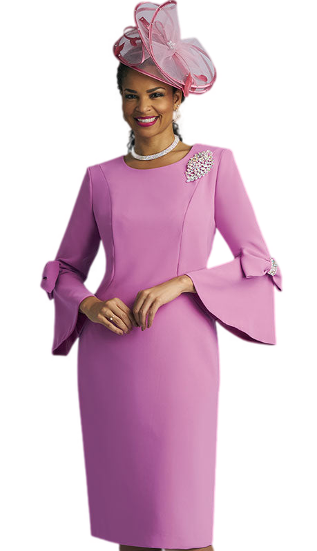 Lily And Taylor 4154-RSE-H Ladies Church Dress-Hat