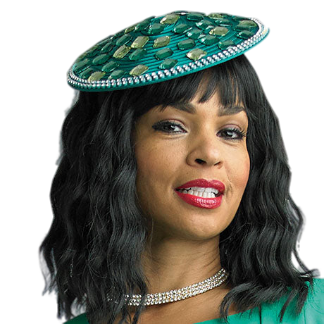 Lily And Taylor H746-GRN Church Hat