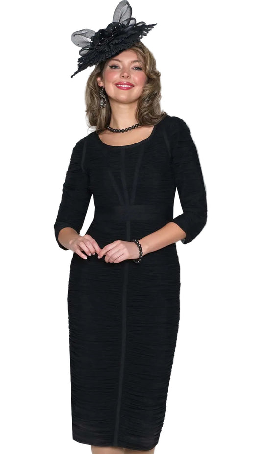 Lily and Taylor 902-BLK-QS Church Dress
