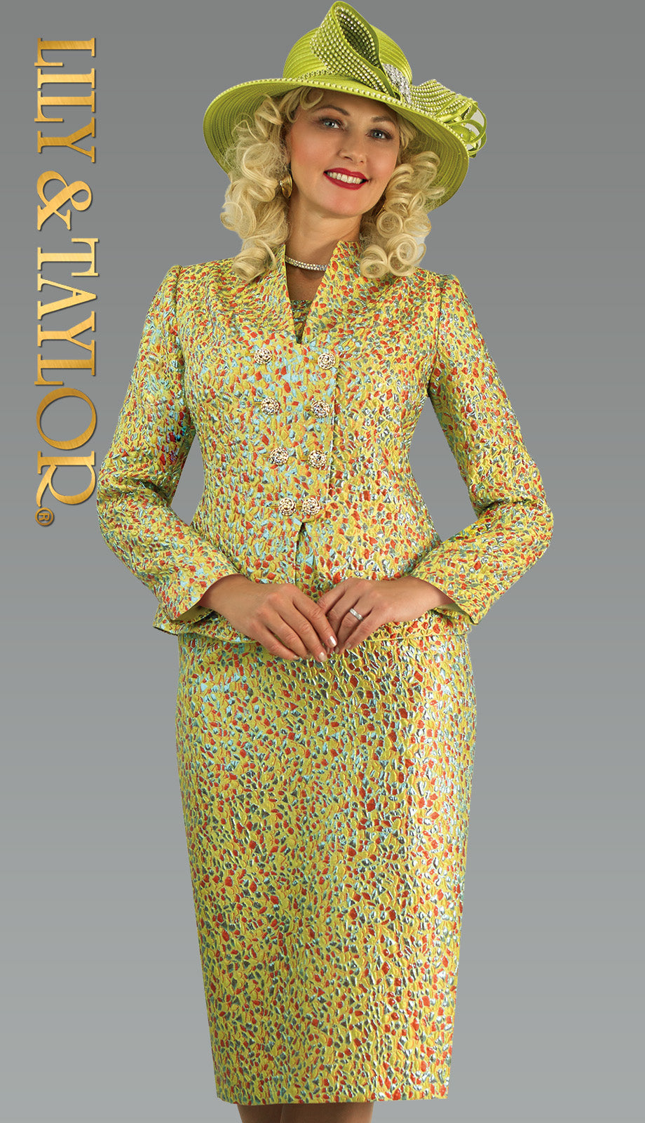 Lily And Taylor 4919-MLT Church Suit