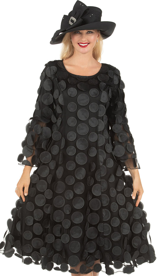 Giovanna D1650-BLK Church Dress