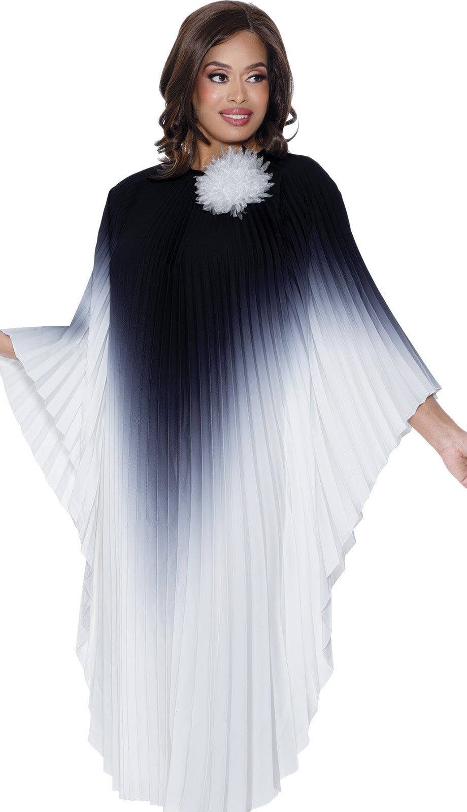 Divine Casuals DC1742-BLK Ladies Dress