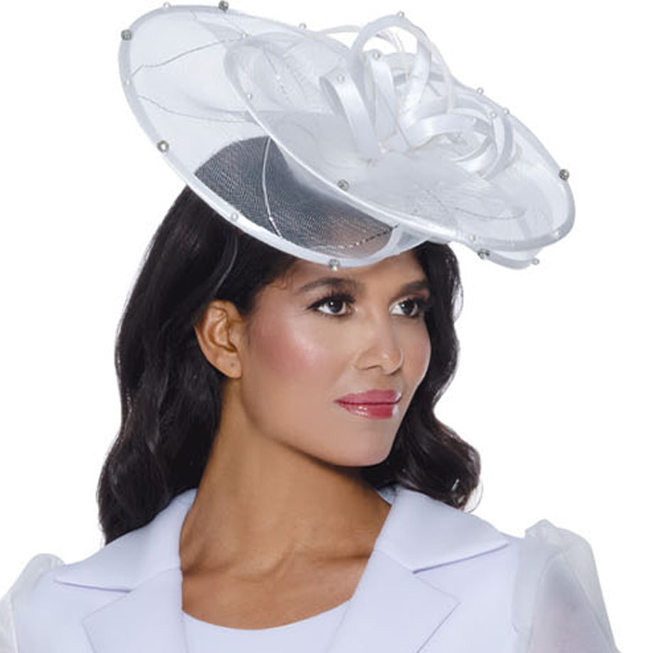 GMI 400503-WHT-H-IH Church Hat