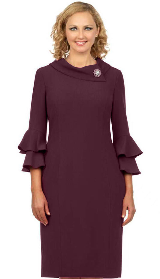 Giovanna D1518-PLM-CO Church Dress