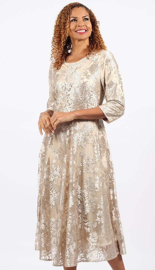 Diana Couture 9079-CHM Womens Church Dress