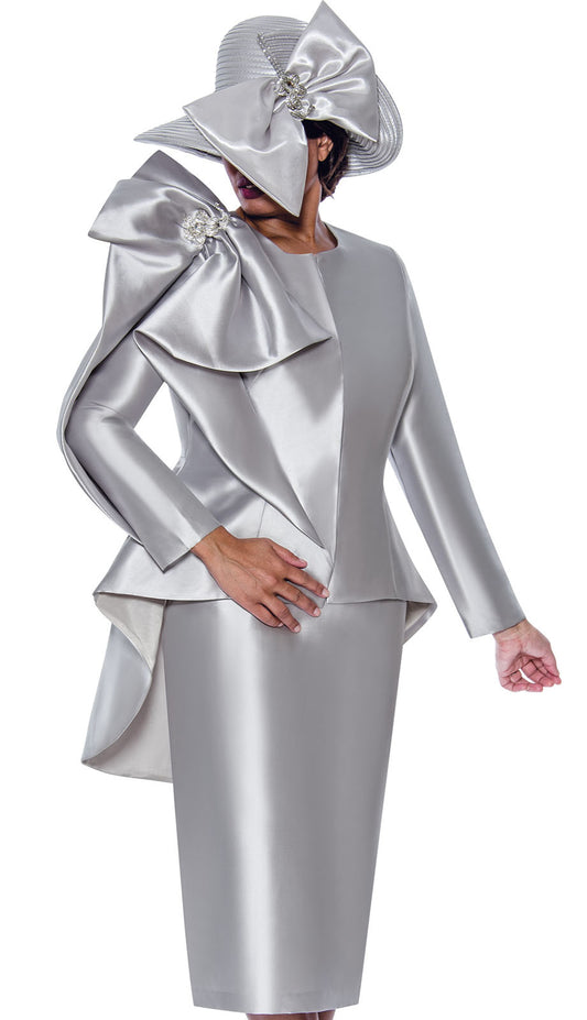 GMI G10032-SLV-QS Ladies Church Suit
