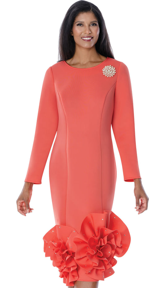 Nubiano 100681-CRL-IH Church Dress