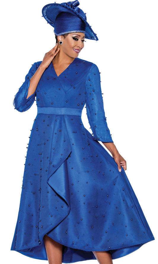 Dorinda Clark Cole 4371-RYL-QS Church Dress