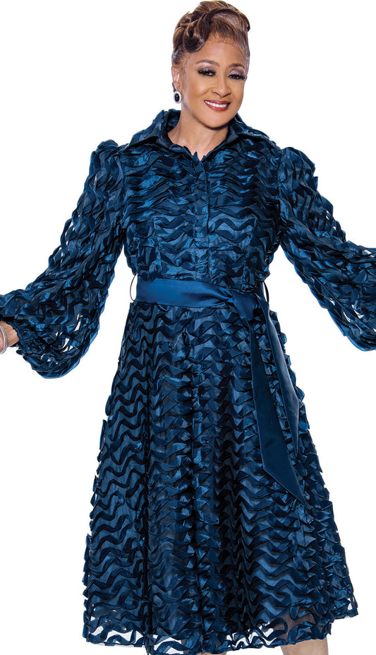 Dorinda Clark Cole 5261-NVY-CO Church Dress