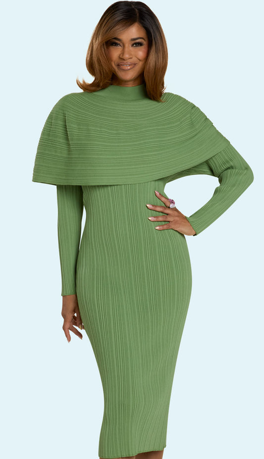 Donna Vinci 13444-SGE-QS Church Dress
