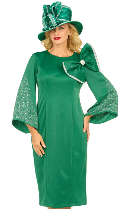 Giovanna DP2445-GRN-H Church Hat