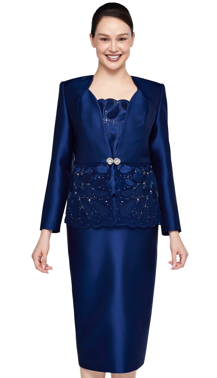 Nina Massini 3155-NAV Church Suit