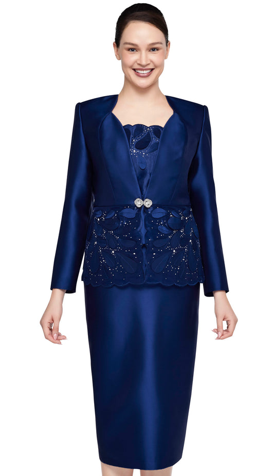 Nina Massini 3155-NAV Church Suit