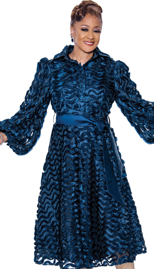 Dorinda Clark Cole 5261-NVY-QS Ladies Church Dress