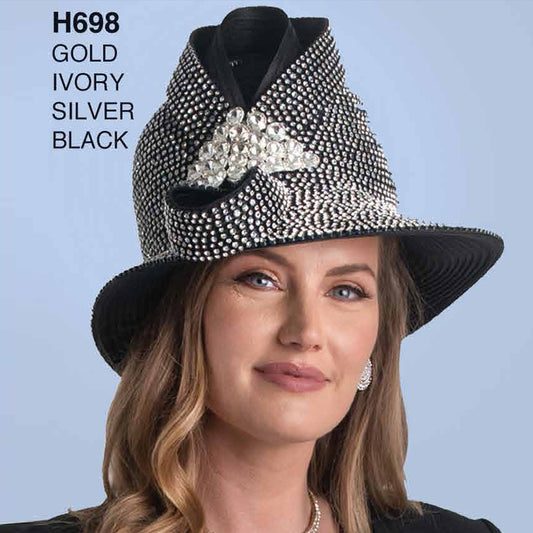 Lily And Taylor Hat H698-BLK