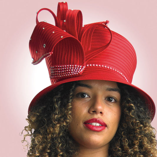 Lily And Taylor Hat H647-RED