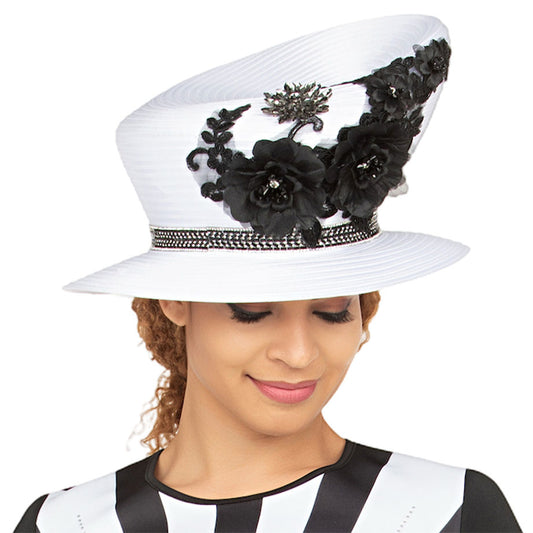 Giovanna HR22150-WWB Church Hat
