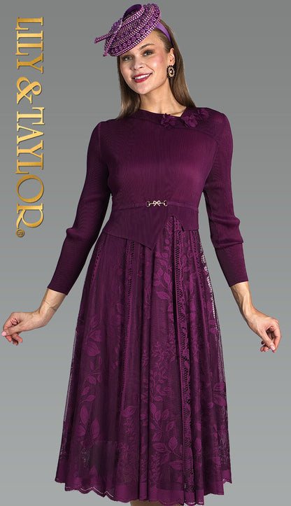 Lily And Taylor 5212-MAG Church Dress