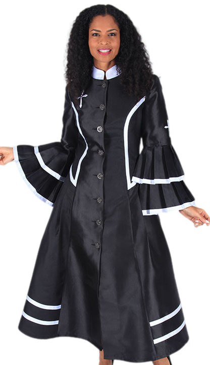 Diana Couture 8708-BLK Church Robe