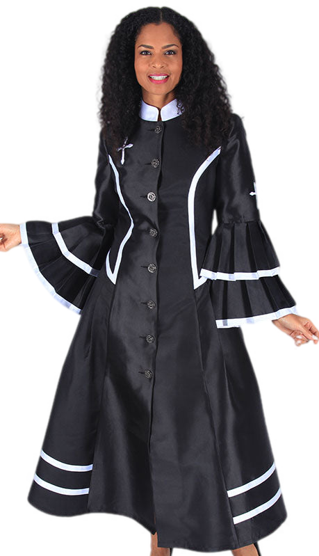 Diana Couture 8708-BLK Church Robe