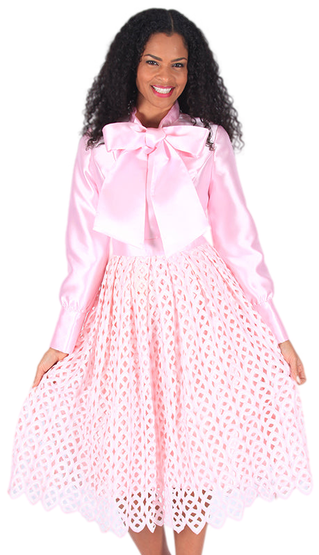 Diana Couture 8285-PNK Church Dress