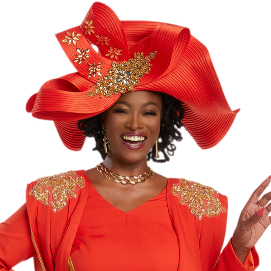 H5816-QS Donna Vinci Church Hat