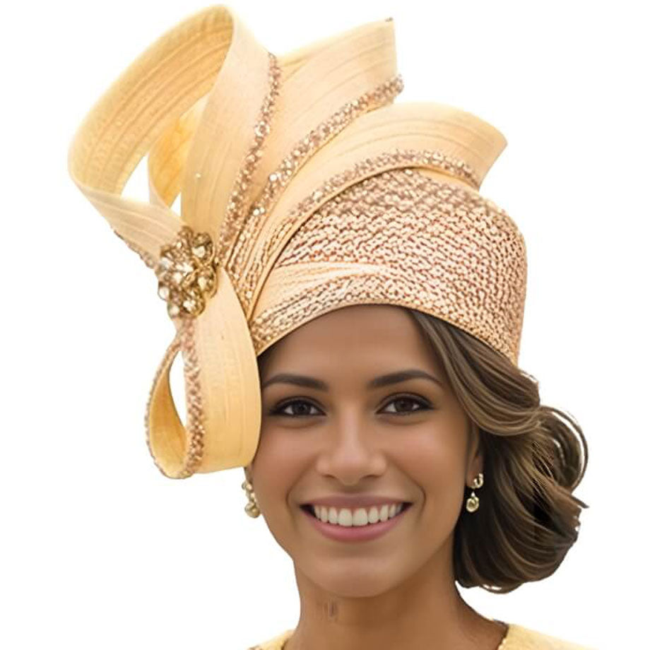 Donna Vinci H13459-CAN-QS Church Hat