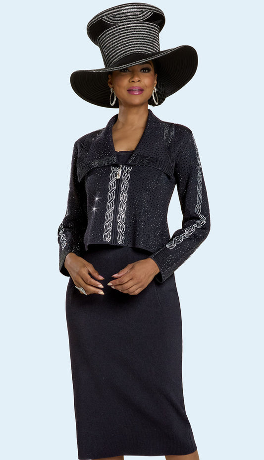 Donna Vinci 13447-H Church Dress-Hat