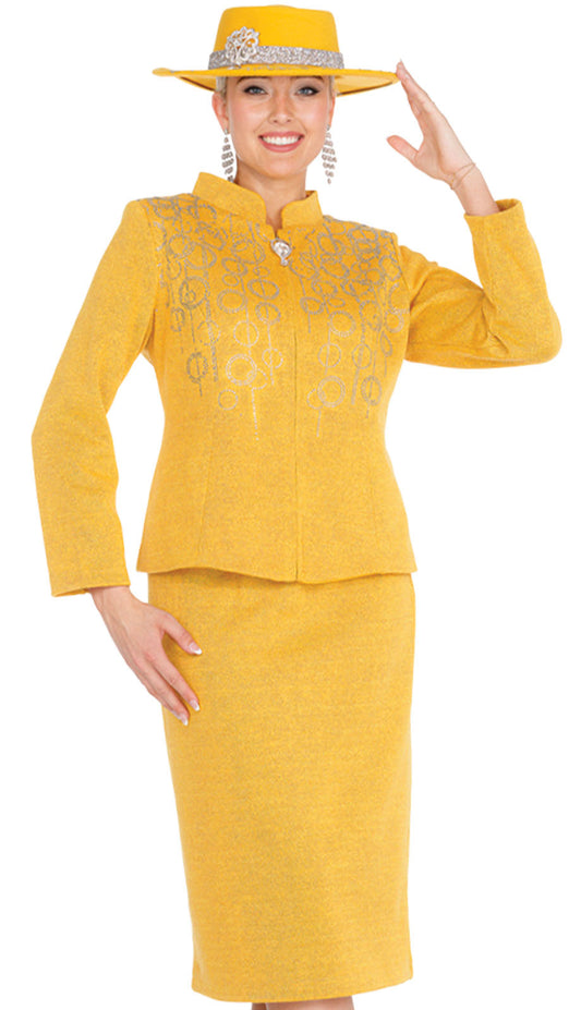 Elite Champagne Knit 5966-QS Church Suit