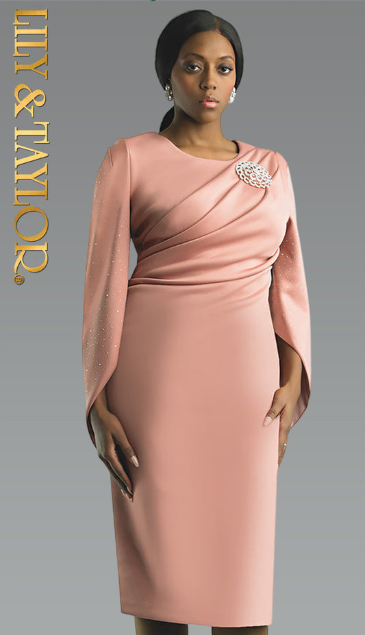 Lily And Taylor 3909-MAV-QS Church Dress