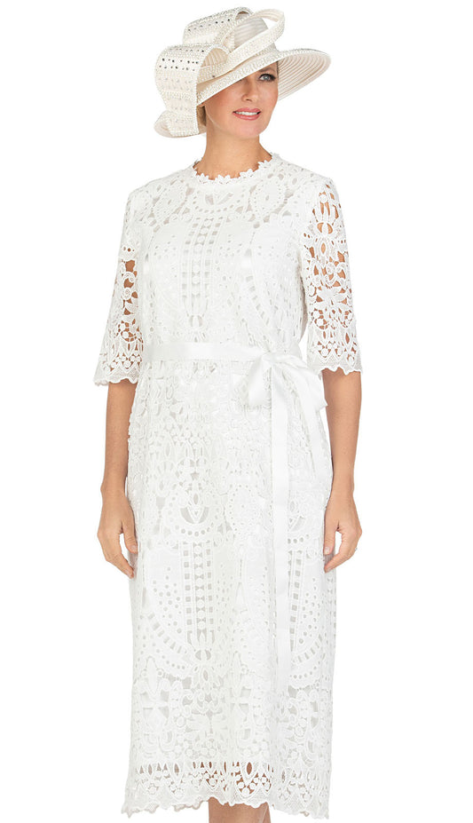 Giovanna D1630-OFF/W-CO Church Dress