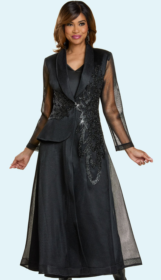 Donna Vinci 5868-BLK Church Dress
