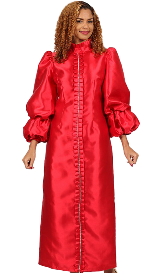 Diana Couture 8970-RED Church Dress