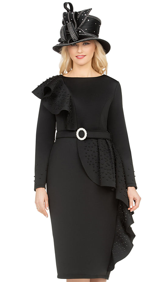 Giovanna DP2420-BLK Church Suit