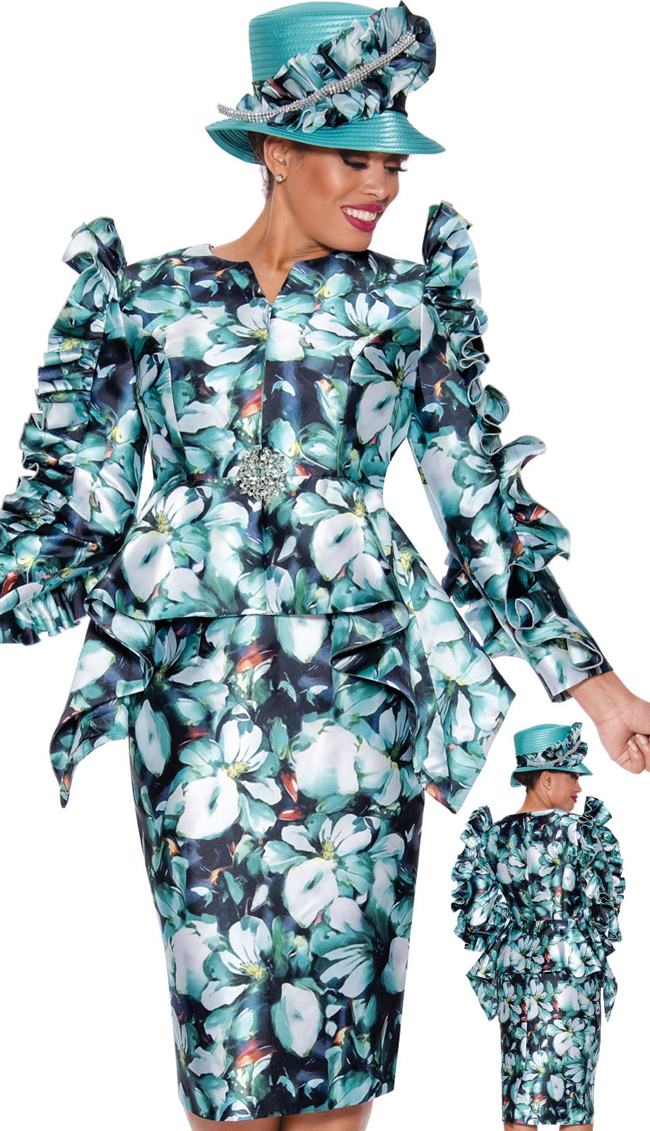 GMI 9862-GWM-QS Church Suit For Sunday