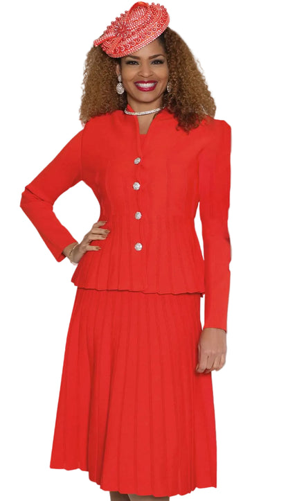 Lily And Taylor H938-RED Church Hat