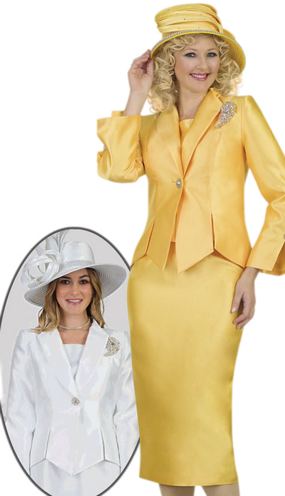 Lily And Taylor 4343-YE-IH Church Suit