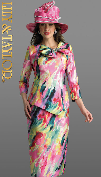 Lily And Taylor 4833-FU-IH Church Suit