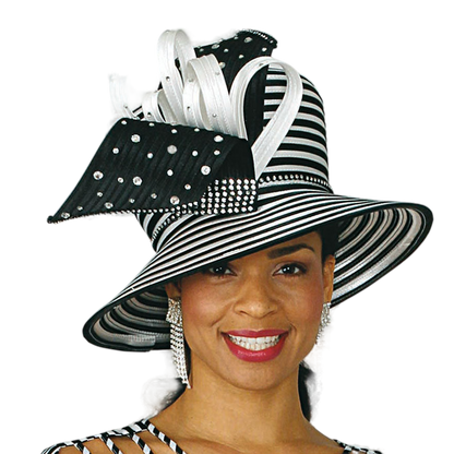 Lily And Taylor H647-BL-QS Church Hat