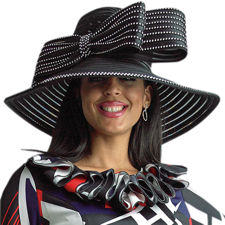 Lily And Taylor H211-BLK Church Hat