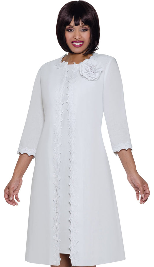 Divine DB2052-WHT Church Dress